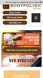 Mobile Screenshot of bodypolishspa.com
